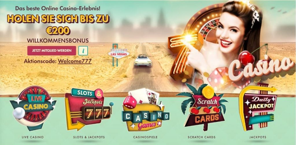 rsweeps online casino 777 login page