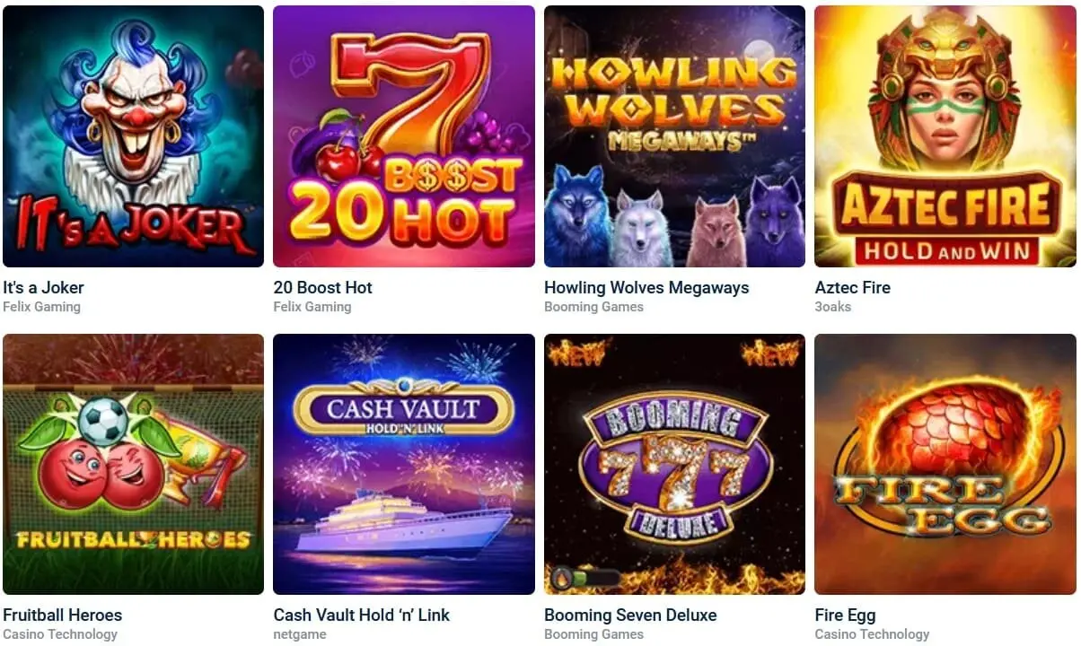 20BitCasino Spielautomaten