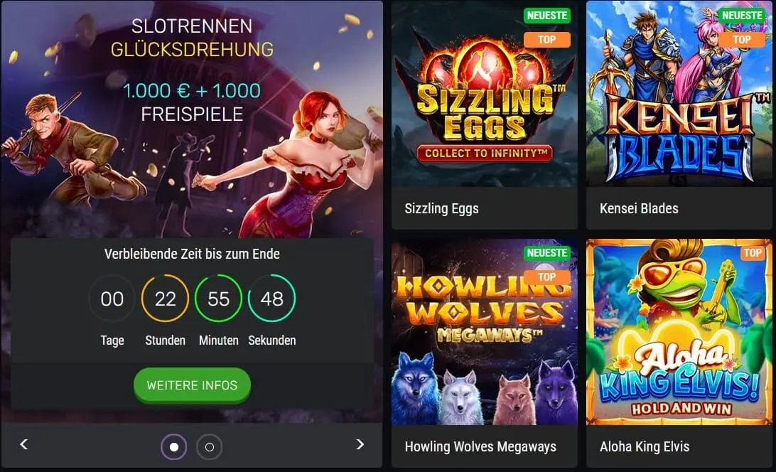 BetAmo Casino Spiele